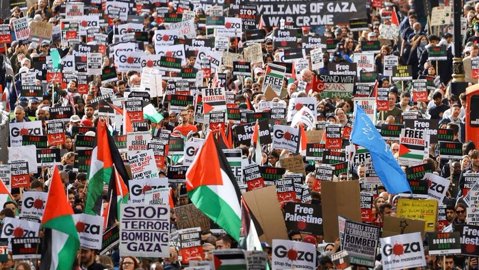 Gelombang Protes Pro-Palestina Pecah di Berbagai Penjuru Dunia (REUTERS/Hannah McKay)