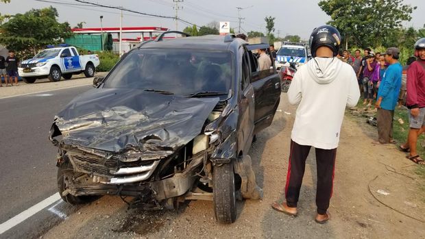 Kecelakaan maut terjadi di Jalan Raya Ngawi Solo Desa Kuwu Kecamatan Kedunggalar