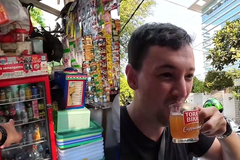 Ken Abroad, bule asal Jerman viral di Indonesia karena kerap kulineran