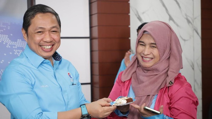 Ketum Gelora Anis Matta dan Neno Warisman. (dok Istimewa)