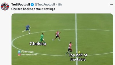 Meme Chelsea Keok dari Brentford, Balik ke Settingan Pabrik