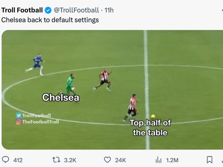 Meme Chelsea Keok dari Brentford, Balik ke Settingan Pabrik