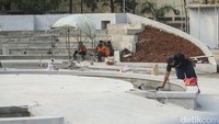 Adapun luas lahan untuk Depok Open Space yaitu 2.444 meter persegi dengan dua tahap pembangunan.  