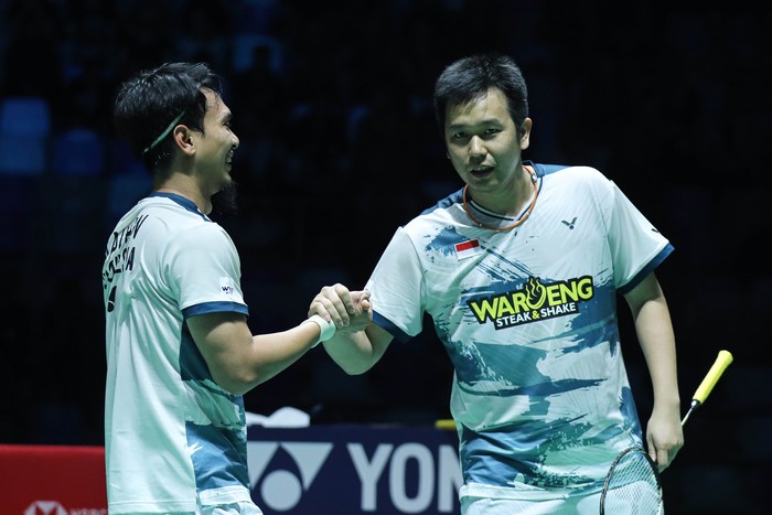 Mohammad Ahsan/Hendra Setiawan di French Open 2023