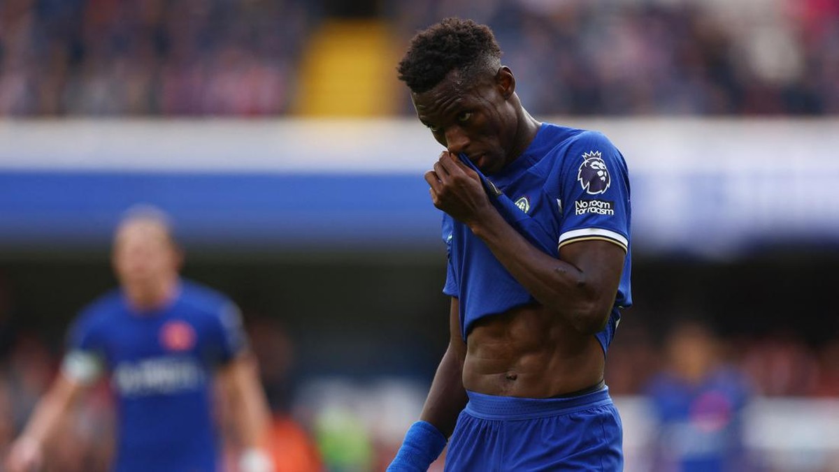Nicolas Jackson sudah merasa lega di Chelsea. (Foto: MATTHEW CHILDS/Action Images via Reuters)
