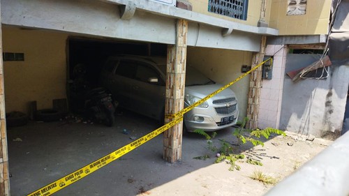 Penampakan rumah bapak dan balita yang tewas membusuk di Koja, Jakarta Utara (Kurniawan Fadilah/detikcom)