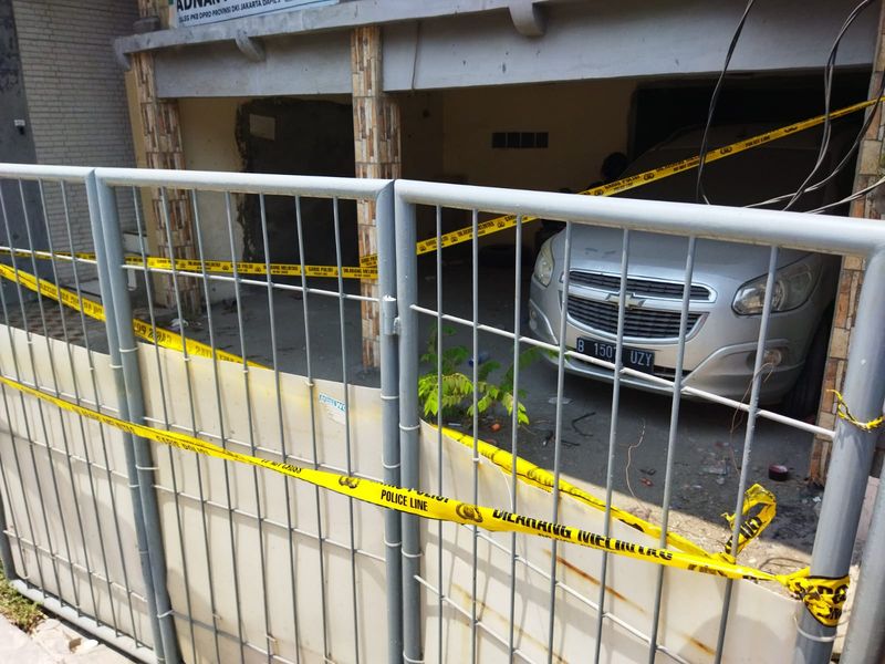 Penampakan rumah bapak dan balita yang tewas membusuk di Koja, Jakarta Utara (Kurniawan Fadilah/detikcom)