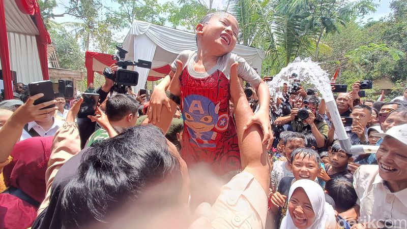 Prabowo Subianto di Banyumas, Minggu (29/10/2023).