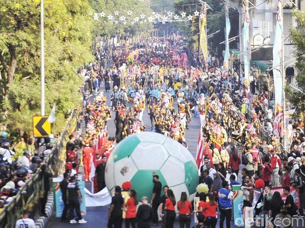 Meriahnya Trophy Experience Piala Dunia U-17 di Surabaya