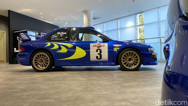 STi Gallery Mitaka tempat yang pas untuk penggemar Subaru dan rally dunia.