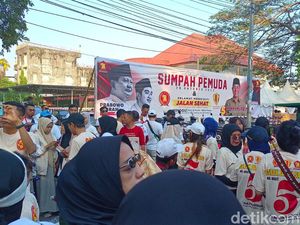 Gibran Batal Hadir, Gerindra Klaim Jalan Sehat Makassar Diikuti 500.000 Orang