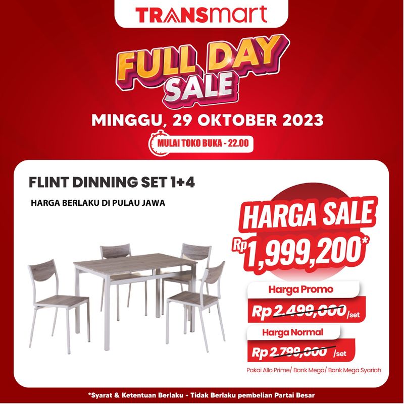 Transmart Full Day Sale- Meja Makan