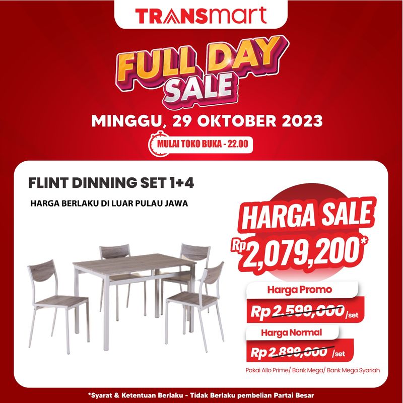 Transmart Full Day Sale- Meja Makan