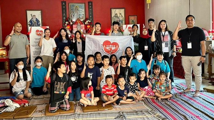 Yayasan Rumah Anak Pancasila Kenalkan Pancasila di Vihara Dhamma Sabha (Dok. YRAP)