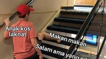 Siapa nih yang makan dulu baru salaman sama pengantin? Foto: 1cak