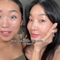 Ibu Aylen pertama kali viral ketika mahasiswi asal Los Angeles, AS tersebut mengungkap penampilan wajahnya yang glowing, tanpa noda atau pun garis halus. Netizen pun terkejut ketika mengetahui usianya 50 tahun. Foto: Instagram Aylen Park