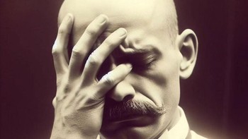 Kalau ini gimana menurut detikers? Jadi beda banget sama aslinya ya. Kenapa jadi ada kumisnya. Foto: (Bored Panda).