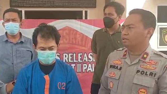 Jaka Perdana saat ditetapkan tersangka.