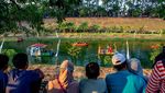 Kemeriahan Pawai Lumbung Sungai di BKT