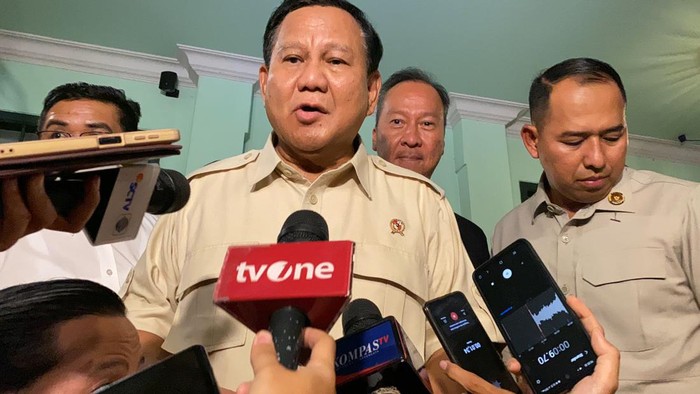 Ketua Umum Partai Gerindra yang juga bakal capres 2024, Prabowo Subianto.