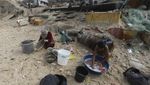 Krisis Air Bersih, Warga Gaza Mandi dan Nyuci di Pantai