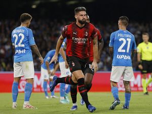 Wajah Murung AC Milan Seusai Dibungkam Napoli 0-2