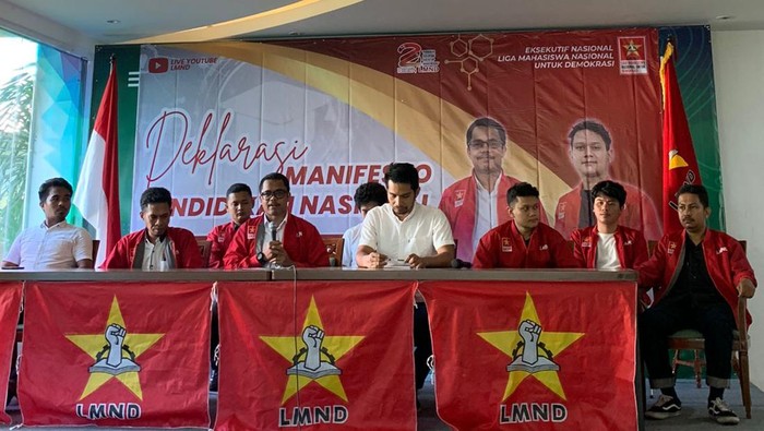 LMND menggelar Deklarasi Manifesto Pendidikan Nasional (dok istimewa) LMND menggelar Deklarasi Manifesto Pendidikan Nasional (dok istimewa)