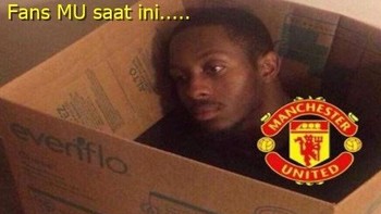 Terpantau kondisi fans MU. Foto: Twitter