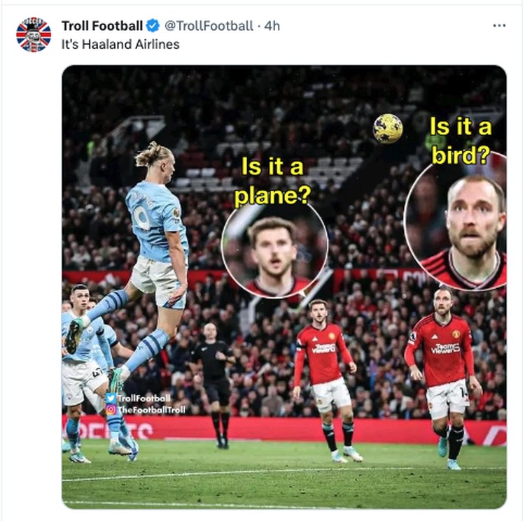 Meme Man City vs MU