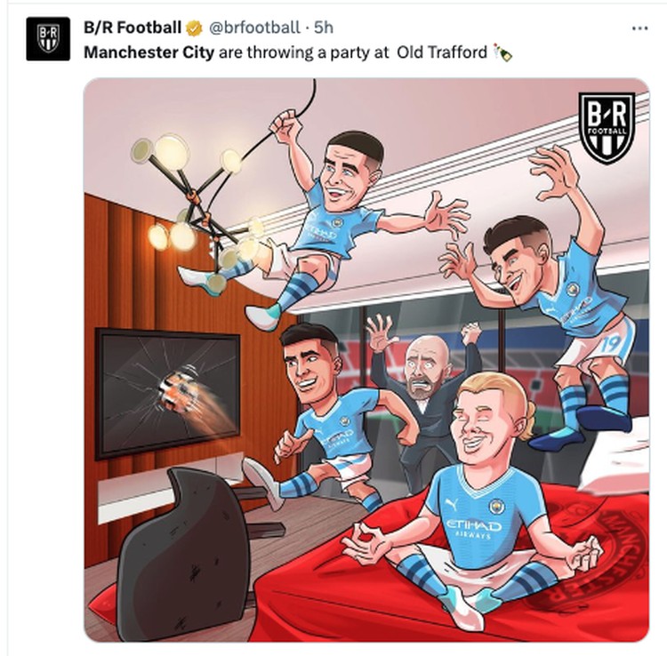 Meme Man City vs MU