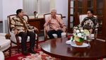 Momen Pertemuan Jokowi dengan 3 Capres di Istana