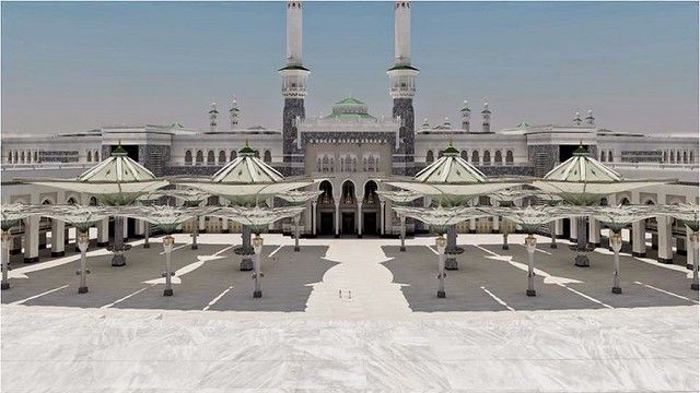 Payung Terbesar di Dunia Segera Dibangun di Masjidil Haram