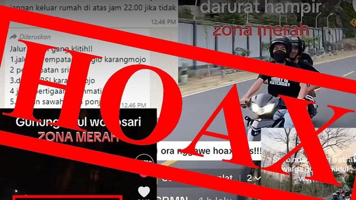 Polisi sebut kabar Gunungkidul darurat klitih hoaks, Senin (30/10/2023).