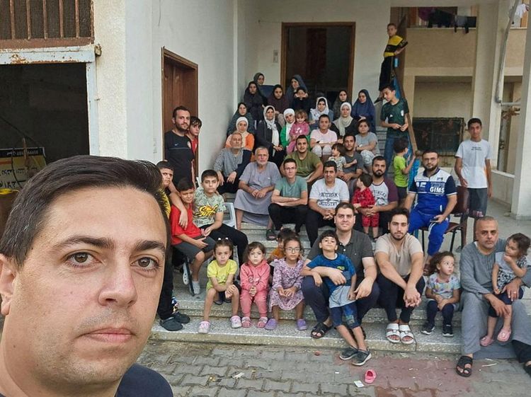 Pria di Khan Younis Tampung 90 Warga Gaza di Rumahnya