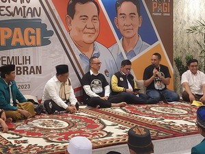 Relawan Pagi Resmikan Posko, Pede Prabowo-Gibran Menang 1 Putaran