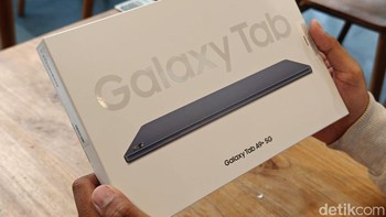 Inilah Samsung Galaxy Tab A9 Plus. Foto: Adi Fida Rahman/detikINET