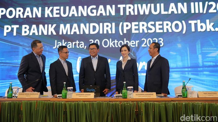 Wow, Aset Bank Mandiri Tembus Rp 2.007 T Kuartal III 2023