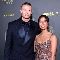 Sosok Isabel tak banyak diketahui publik karena Erling hampir tak pernah mengekspos hubungan asmaranya di media sosial.  Foto: Pascal Le Segretain/Getty Images