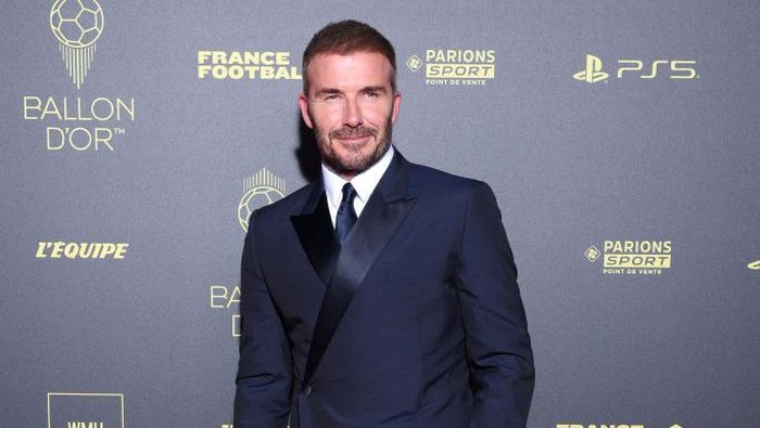 PARIS, FRANCE - OCTOBER 30: David Beckham attends the 67th Ballon DOr Photocall at Theatre Du Chatelet on October 30, 2023 in Paris, France. (Photo by Pascal Le Segretain/Getty Images)