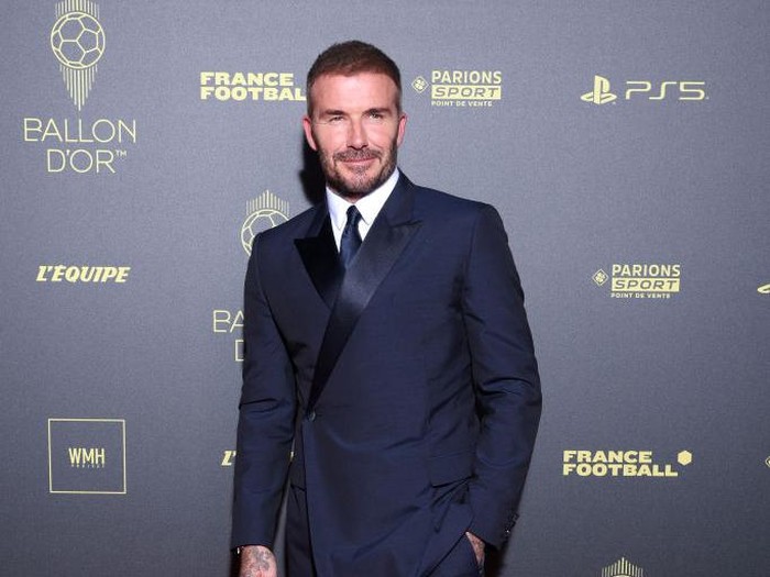 PARIS, FRANCE - OCTOBER 30: David Beckham attends the 67th Ballon DOr Photocall at Theatre Du Chatelet on October 30, 2023 in Paris, France. (Photo by Pascal Le Segretain/Getty Images)
