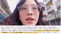 Jessica Jane diketahui liburan ke Bangkok, Thailand. Salah satu yang dikunjungi olehnya adalah Maeklong Railway Market. Foto: YouTube Jessica Jane