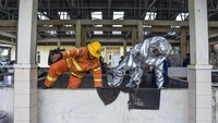 Diketahui, personel damkar ini tidak memiliki kantor sejak tahun 2021 lalu.