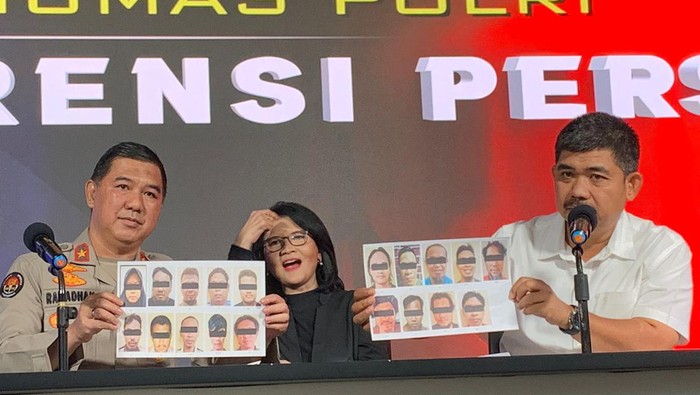 Konferensi pers Densus 88 Polri (Rumondang-detikcom)