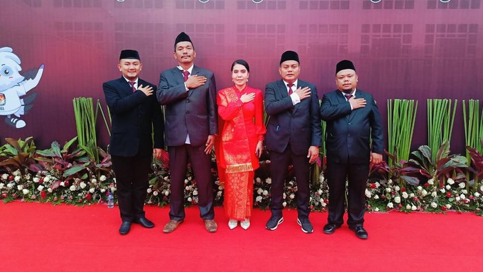 Lima anggota KPU Medan Periode 2023-2025 dilantik di Jakarta (Foto: Istimewa)