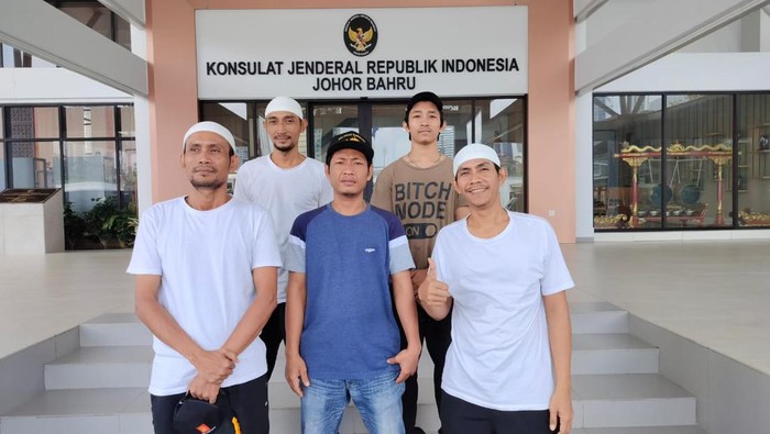 Lima WNI yang terdampar di Malaysia