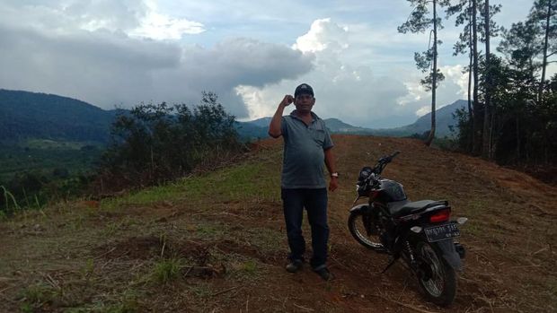 Lokasi Juma Jokowi yang akan dibangun patung atau monumen Jokowi oleh masyarakat LMD, Karo (Foto: Istimewa)