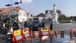 Potret Luapan Minyak dari Gorong-gorong di Tugu Jogja