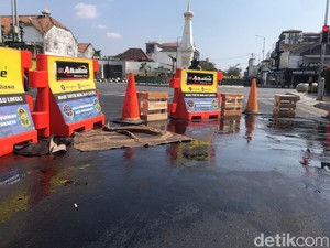 Pemkot Beri Surat Teguran ke 3 Usaha Kuliner soal Luberan Minyak Tugu Jogja