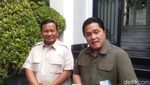 Senyum Erick Thohir Kala Nyatakan Dukungan ke Prabowo