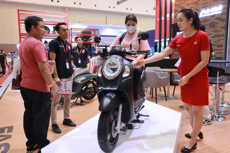 Motor Honda di IMOS 2023.